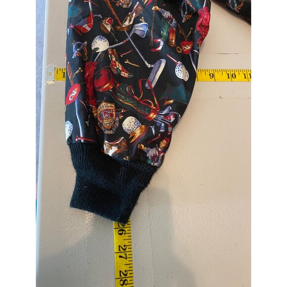 The Shell Game Golf-Themed Bomber Jacket Size XL - Picture 9 of 9
